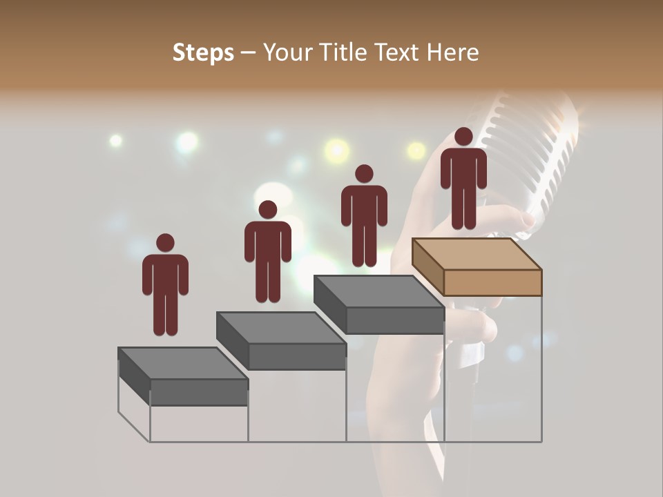 Sing Instrument Vintage PowerPoint Template