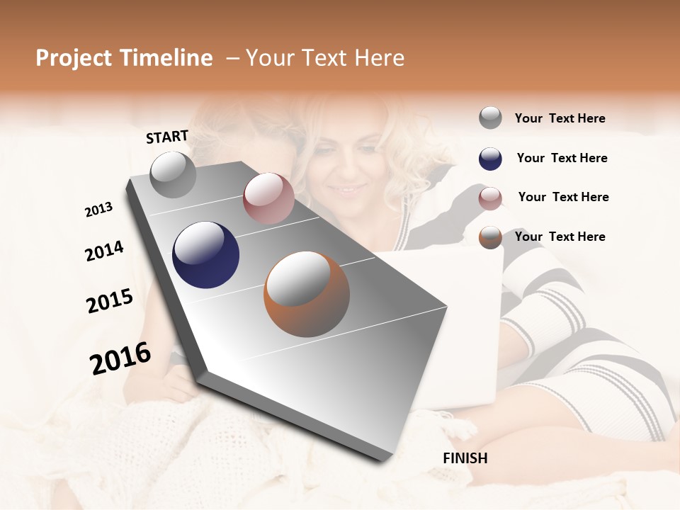 Female Together Education PowerPoint Template