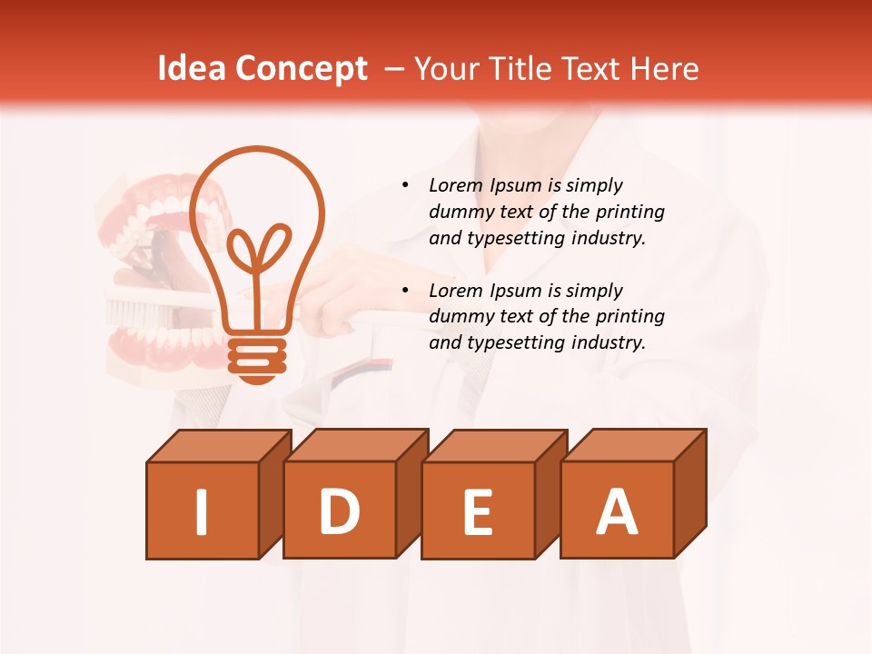 Hygiene Healthcare Dentist PowerPoint Template