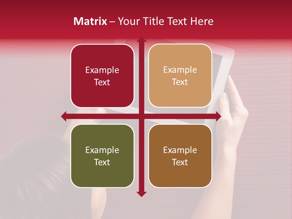 Desk Internet Tablet PowerPoint Template