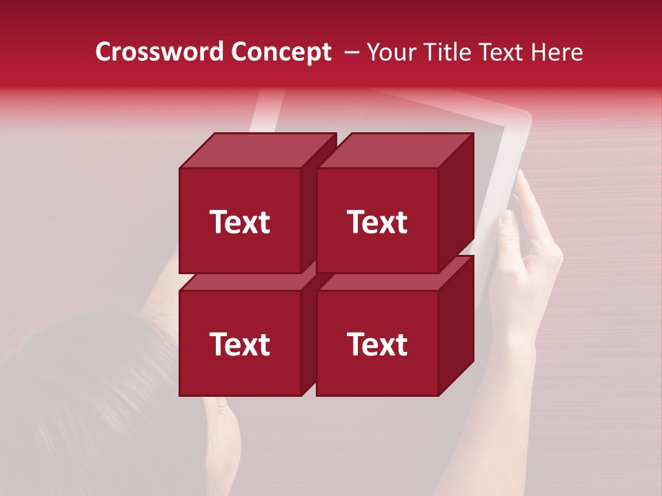 Desk Internet Tablet PowerPoint Template