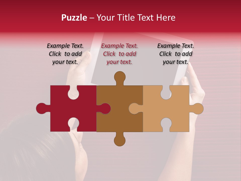 Desk Internet Tablet PowerPoint Template