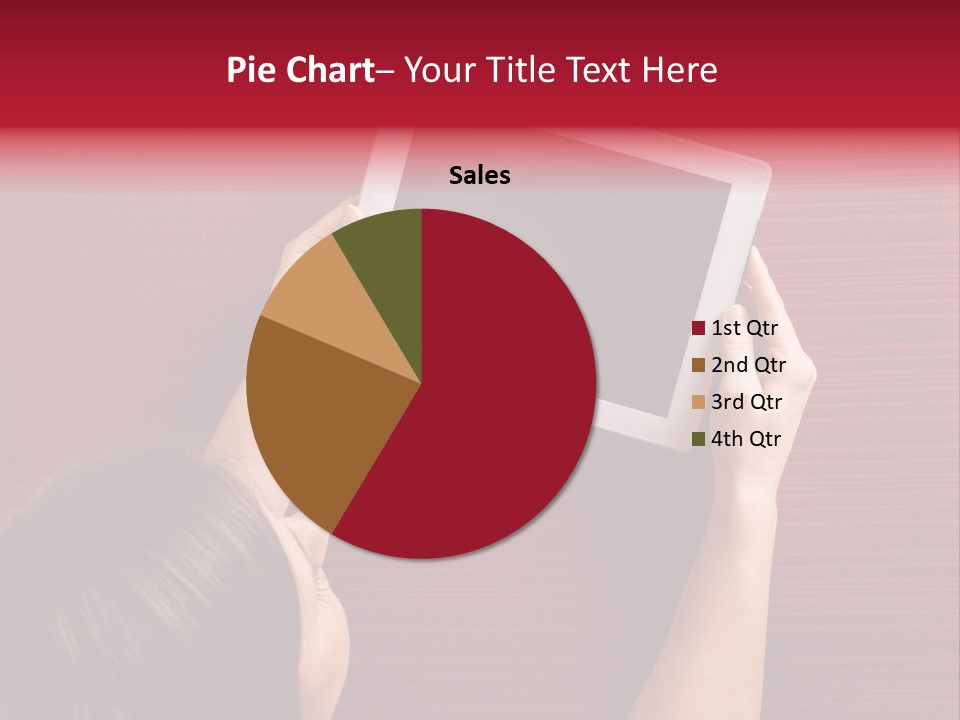 Desk Internet Tablet PowerPoint Template