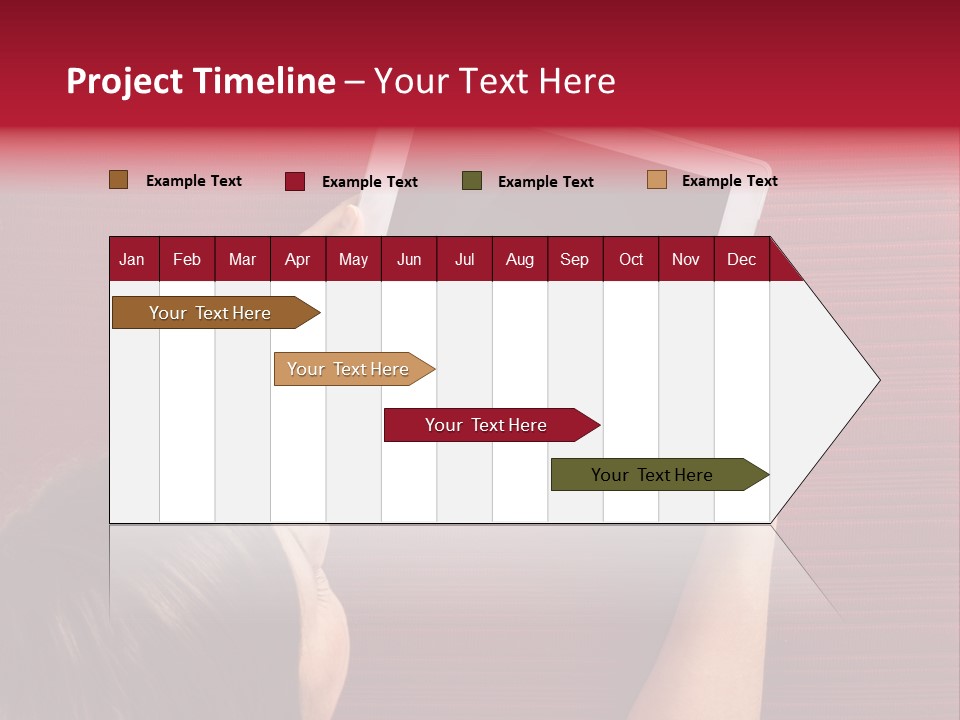 Desk Internet Tablet PowerPoint Template