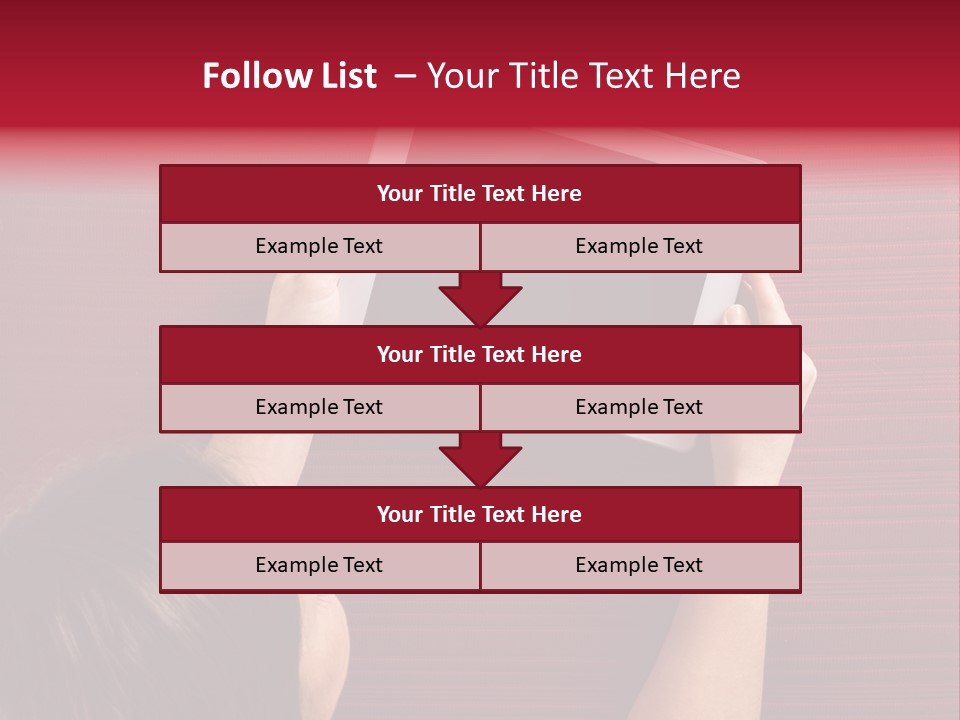 Desk Internet Tablet PowerPoint Template