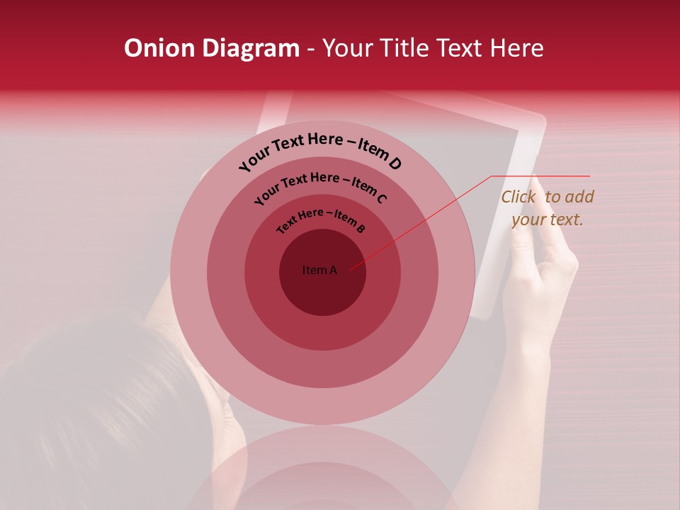 Desk Internet Tablet PowerPoint Template