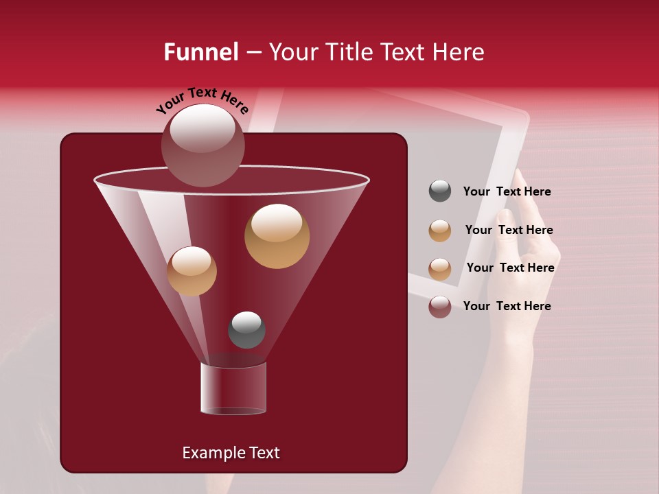 Desk Internet Tablet PowerPoint Template