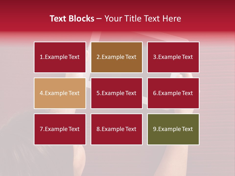 Desk Internet Tablet PowerPoint Template