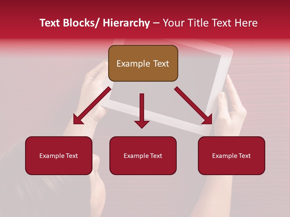 Desk Internet Tablet PowerPoint Template