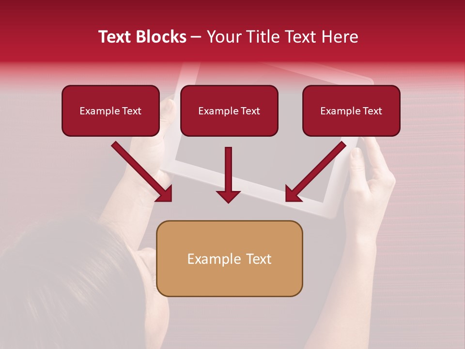 Desk Internet Tablet PowerPoint Template