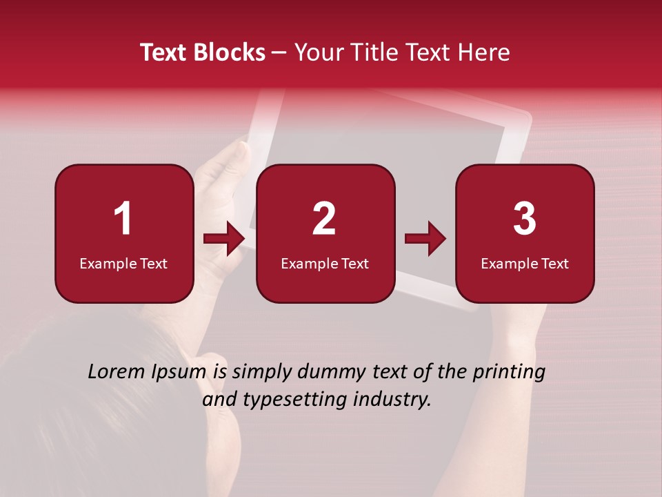 Desk Internet Tablet PowerPoint Template