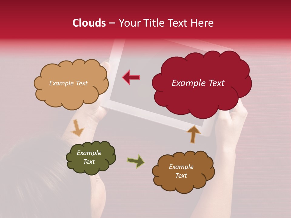 Desk Internet Tablet PowerPoint Template