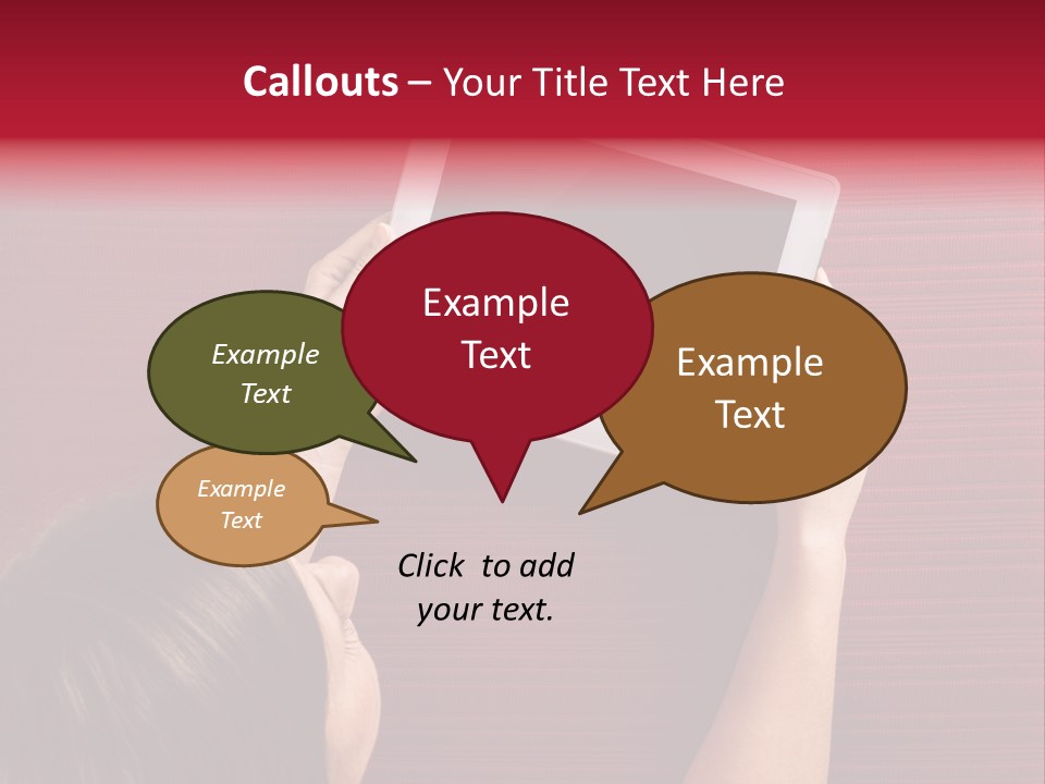 Desk Internet Tablet PowerPoint Template