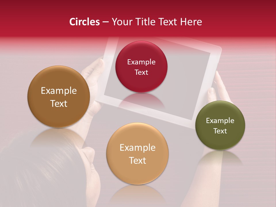 Desk Internet Tablet PowerPoint Template