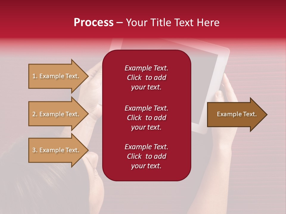Desk Internet Tablet PowerPoint Template