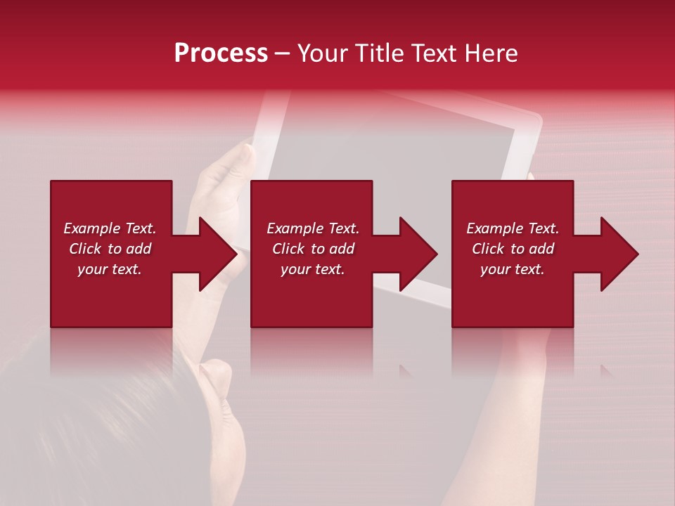 Desk Internet Tablet PowerPoint Template