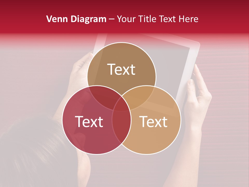 Desk Internet Tablet PowerPoint Template