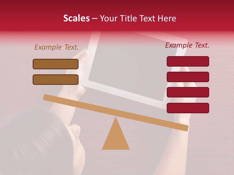 Desk Internet Tablet PowerPoint Template