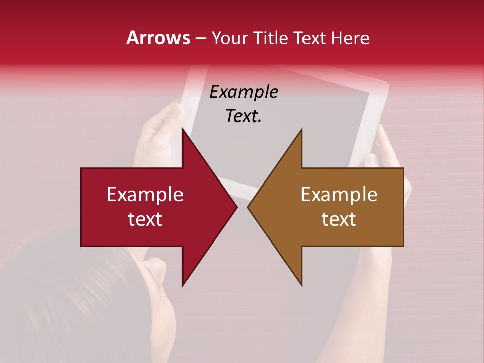 Desk Internet Tablet PowerPoint Template