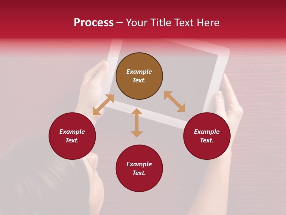 Desk Internet Tablet PowerPoint Template