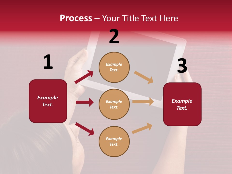 Desk Internet Tablet PowerPoint Template