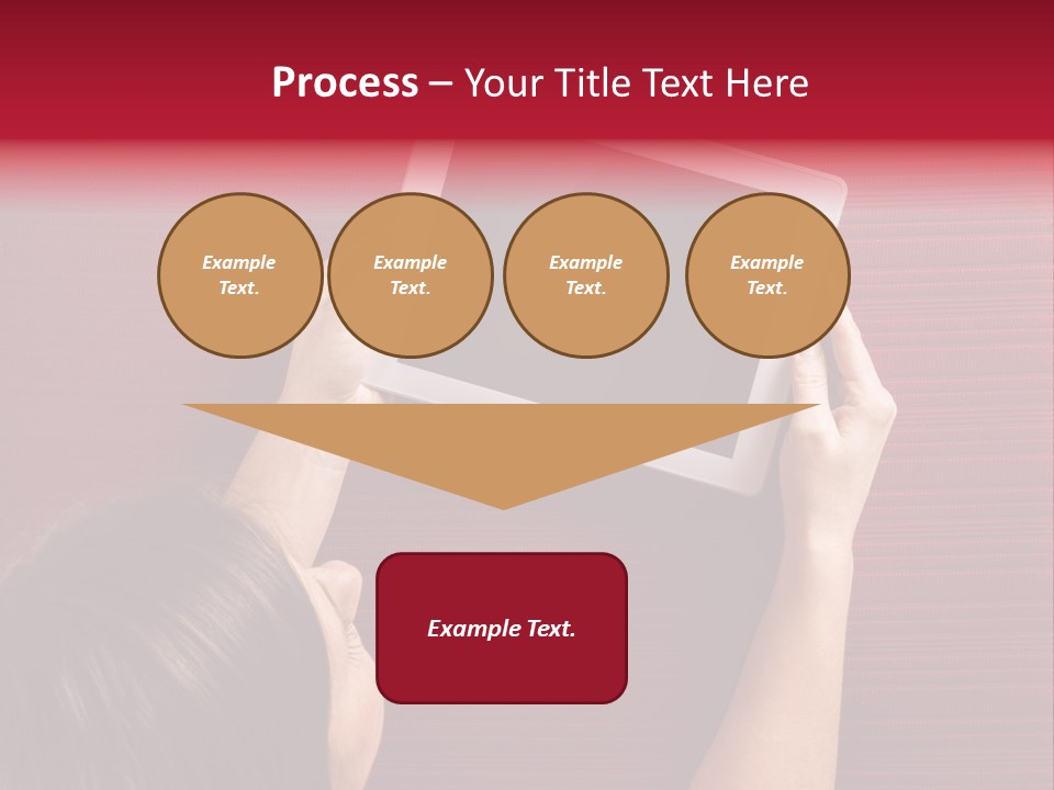 Desk Internet Tablet PowerPoint Template
