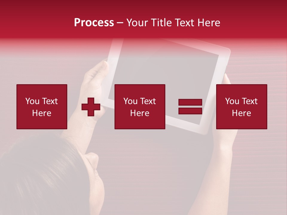 Desk Internet Tablet PowerPoint Template