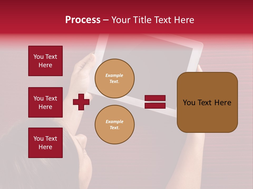 Desk Internet Tablet PowerPoint Template
