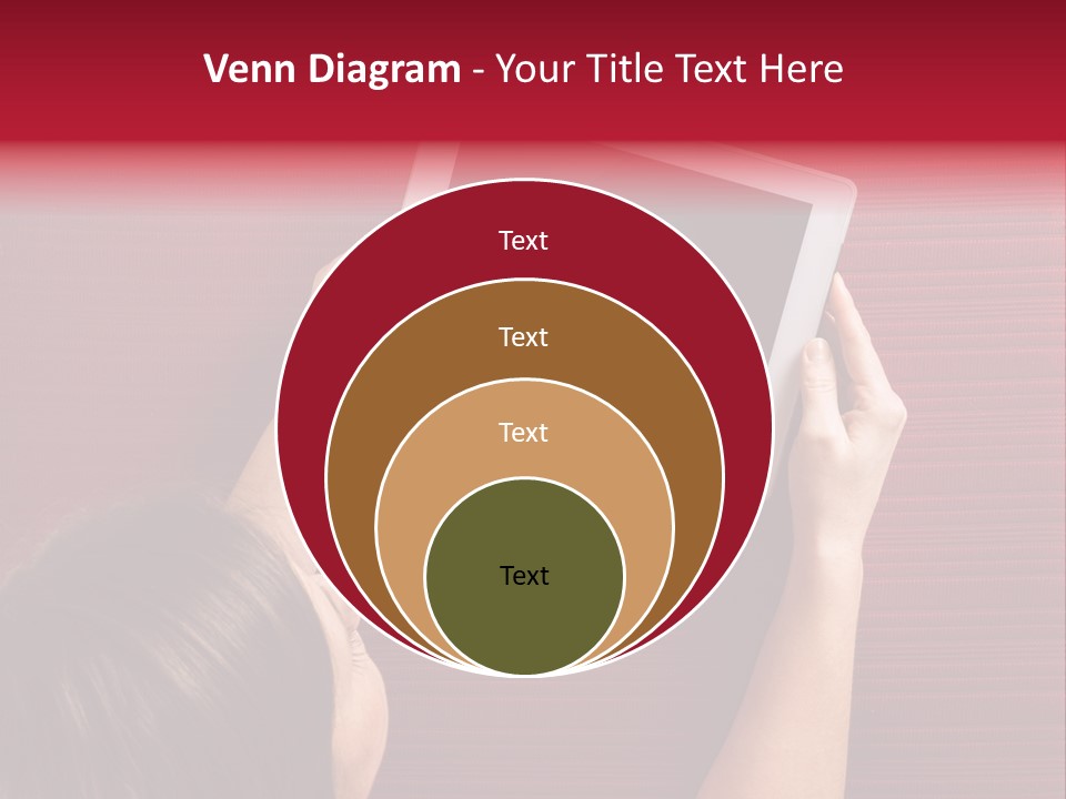 Desk Internet Tablet PowerPoint Template
