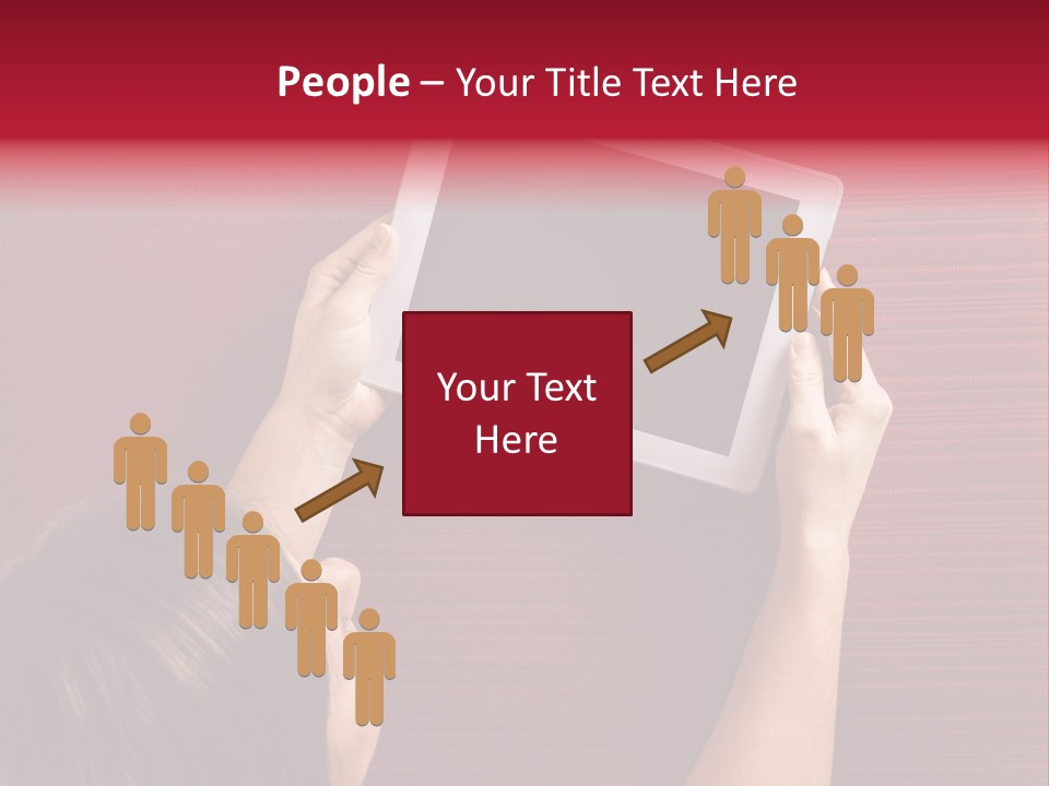 Desk Internet Tablet PowerPoint Template