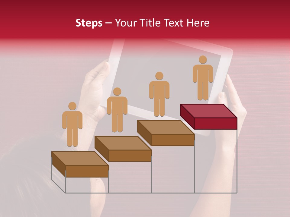 Desk Internet Tablet PowerPoint Template