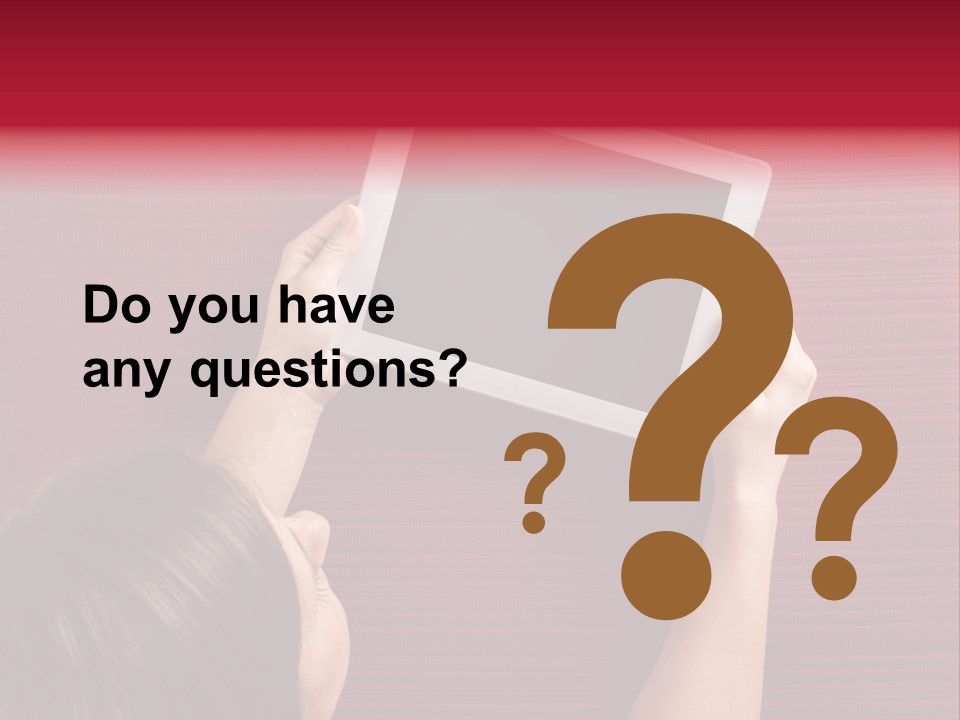 Desk Internet Tablet PowerPoint Template