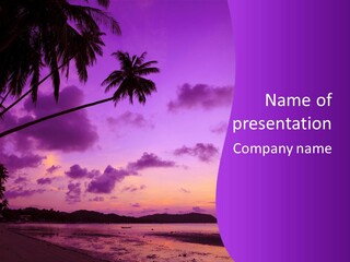 Tree Night Season PowerPoint Template