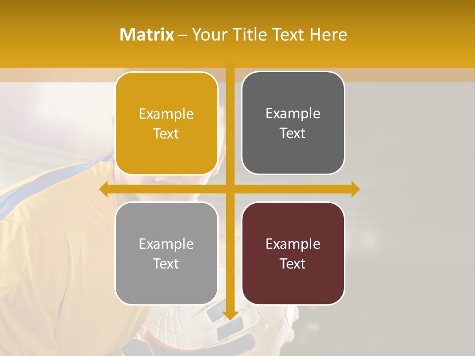 Player Soccer Foot PowerPoint Template