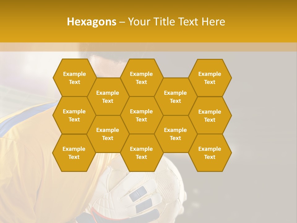 Player Soccer Foot PowerPoint Template