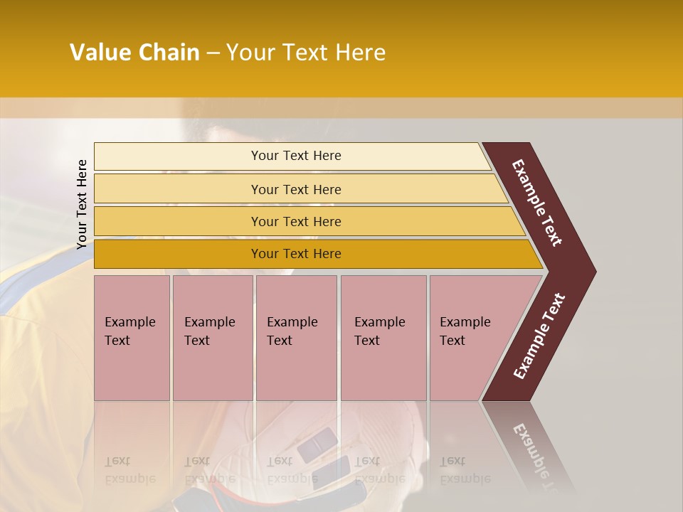 Player Soccer Foot PowerPoint Template