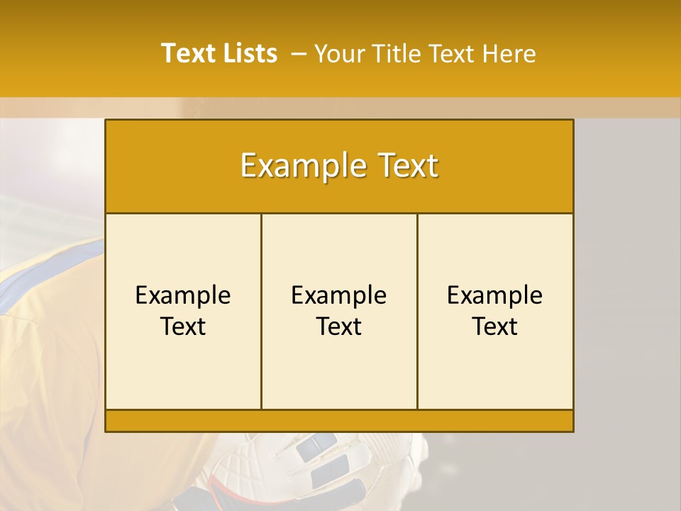 Player Soccer Foot PowerPoint Template
