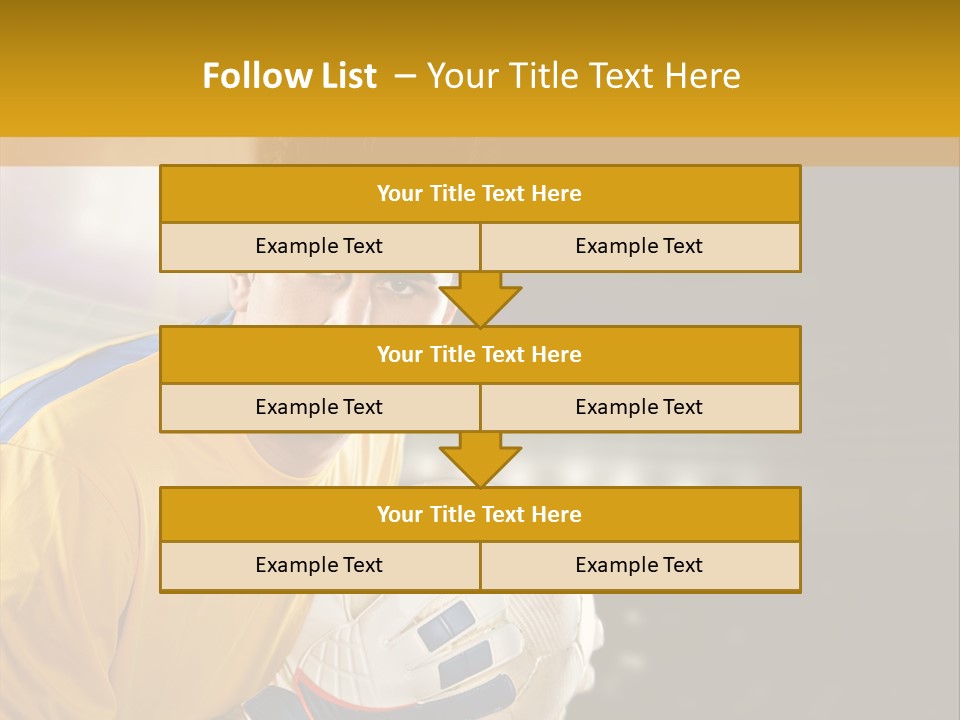 Player Soccer Foot PowerPoint Template