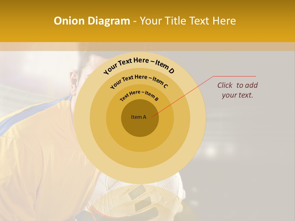 Player Soccer Foot PowerPoint Template