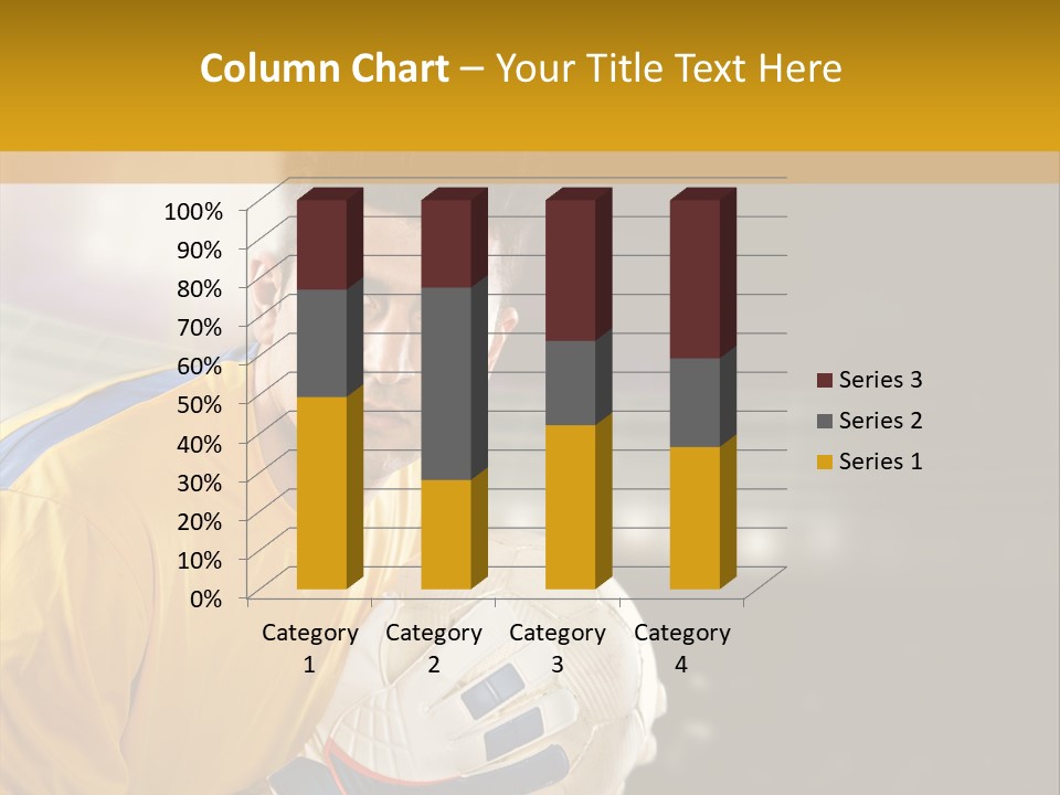 Player Soccer Foot PowerPoint Template