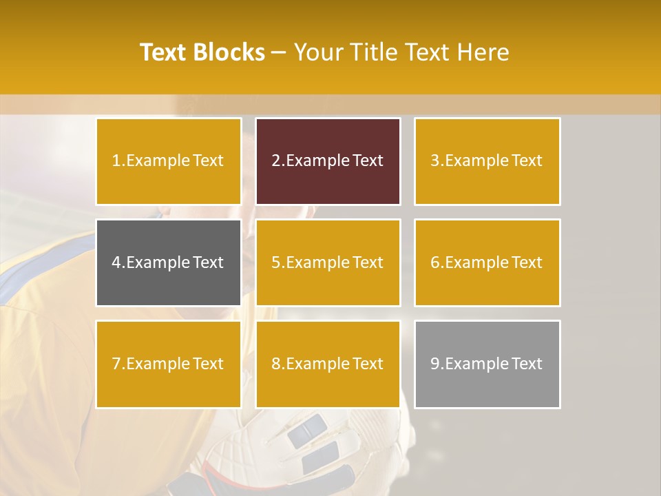 Player Soccer Foot PowerPoint Template