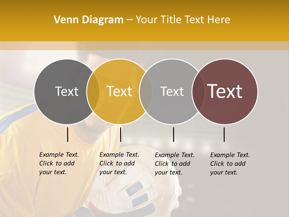 Player Soccer Foot PowerPoint Template