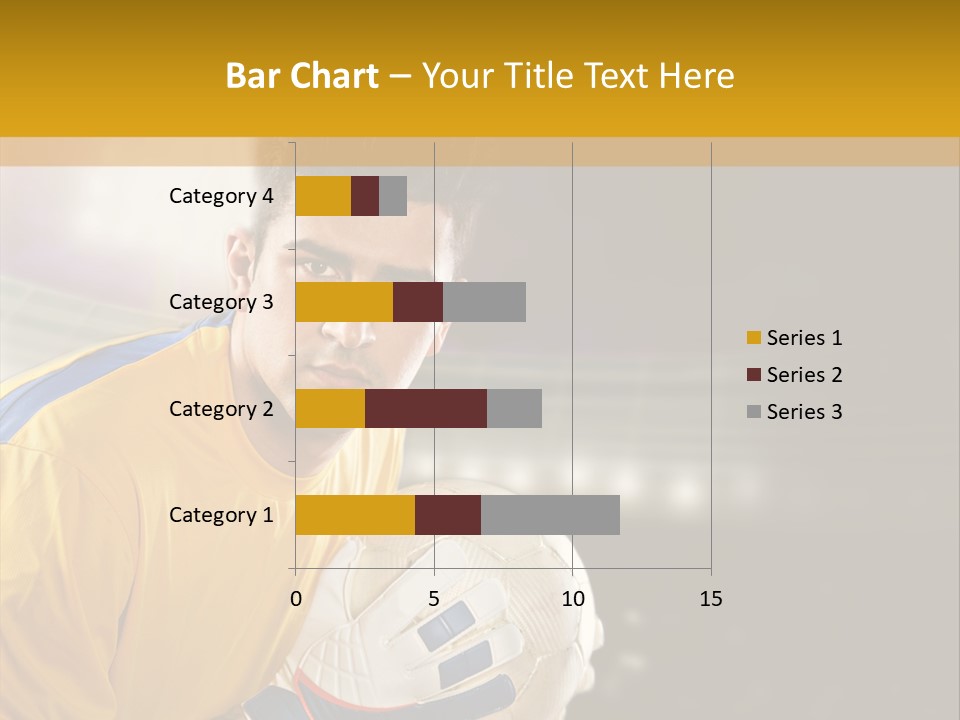 Player Soccer Foot PowerPoint Template