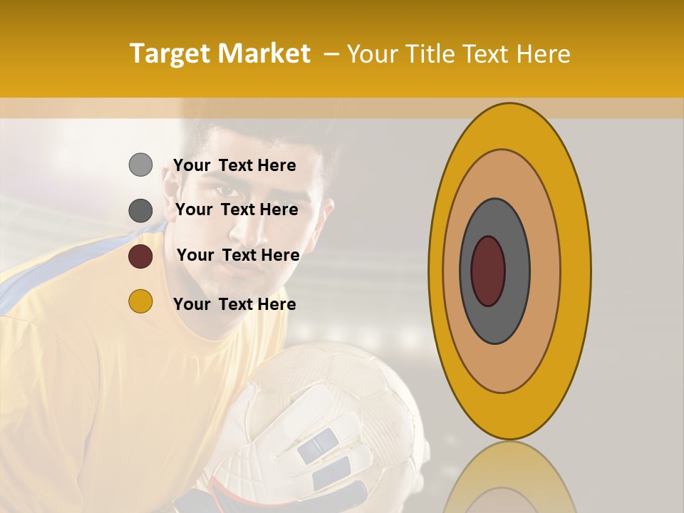 Player Soccer Foot PowerPoint Template