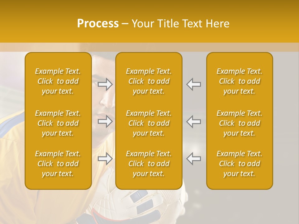 Player Soccer Foot PowerPoint Template