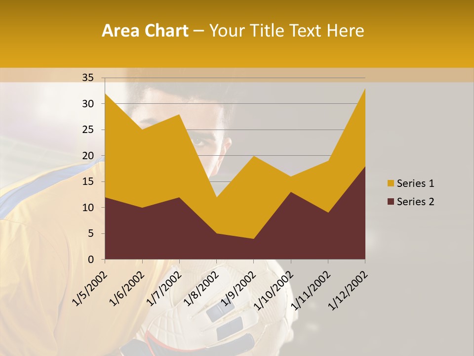 Player Soccer Foot PowerPoint Template