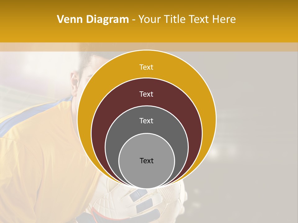 Player Soccer Foot PowerPoint Template