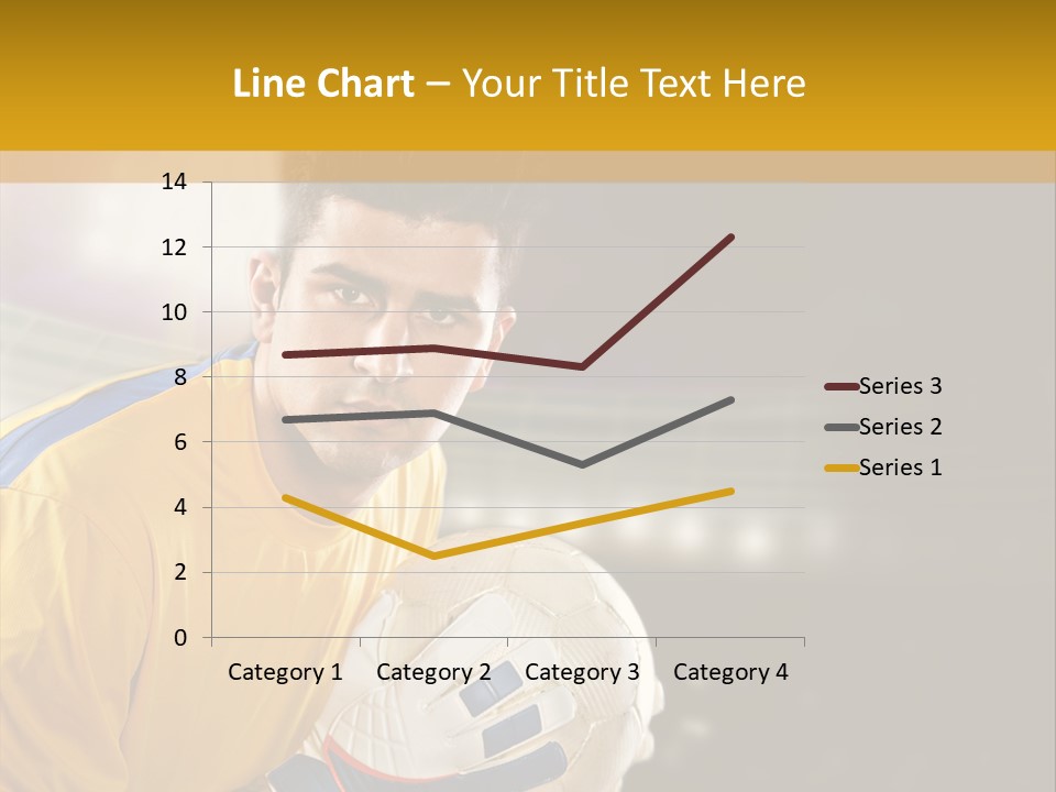 Player Soccer Foot PowerPoint Template