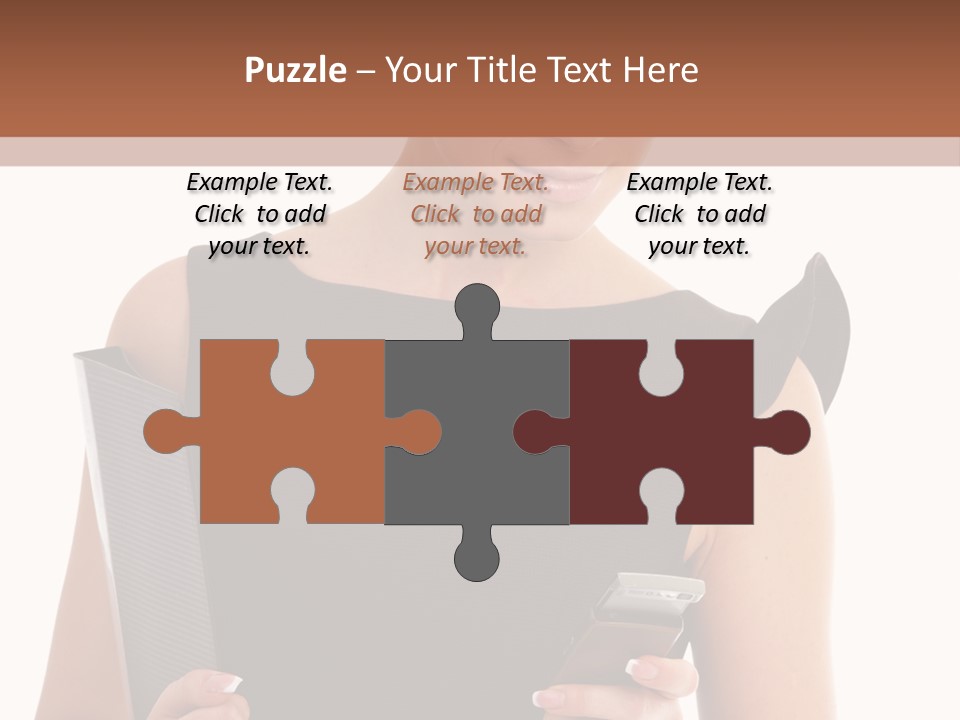 Caucasian Professional Successful PowerPoint Template