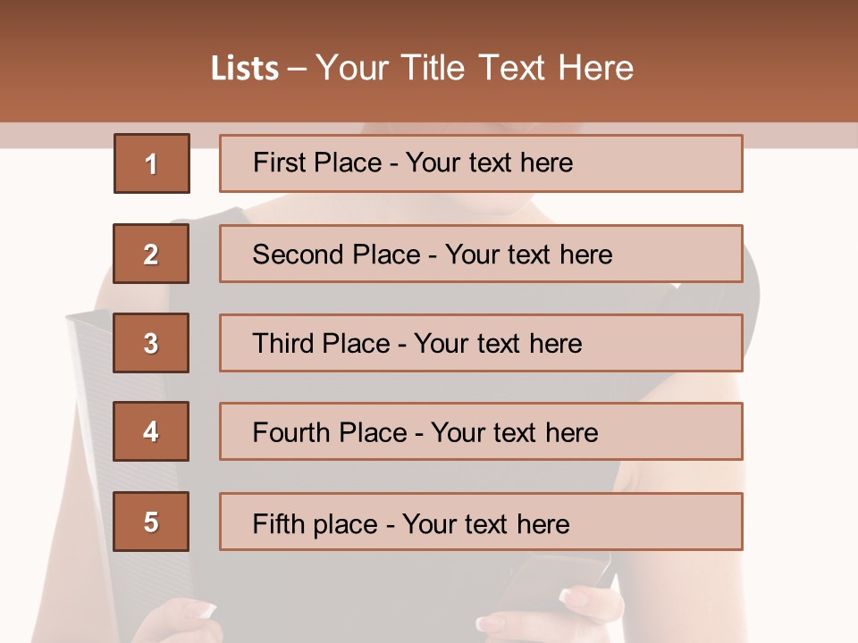 Caucasian Professional Successful PowerPoint Template